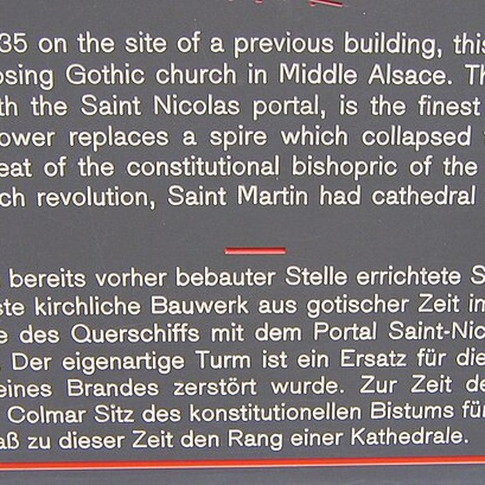 Photo de Collégiale Saint-Martin de Colmar