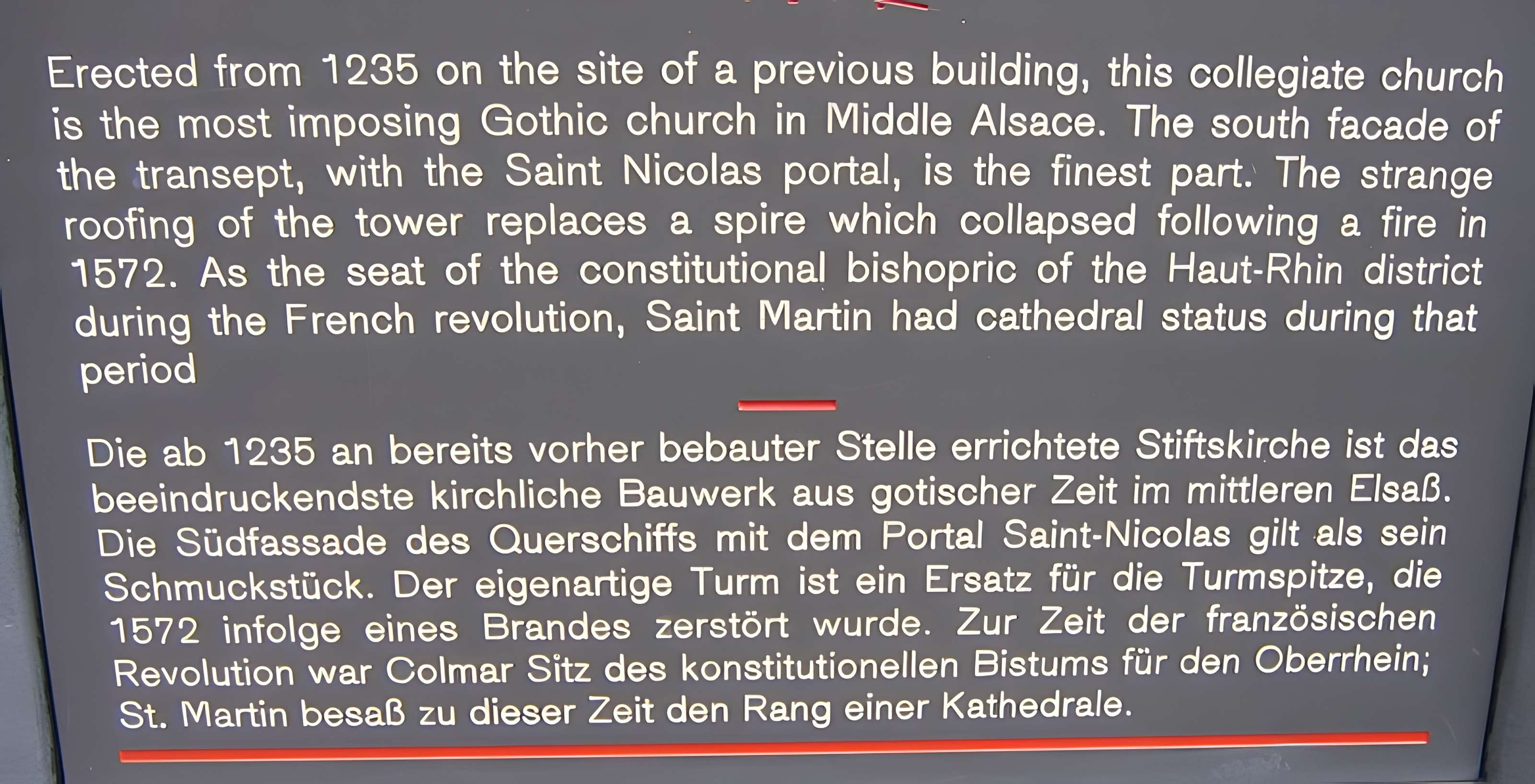 Collégiale Saint-Martin de Colmar