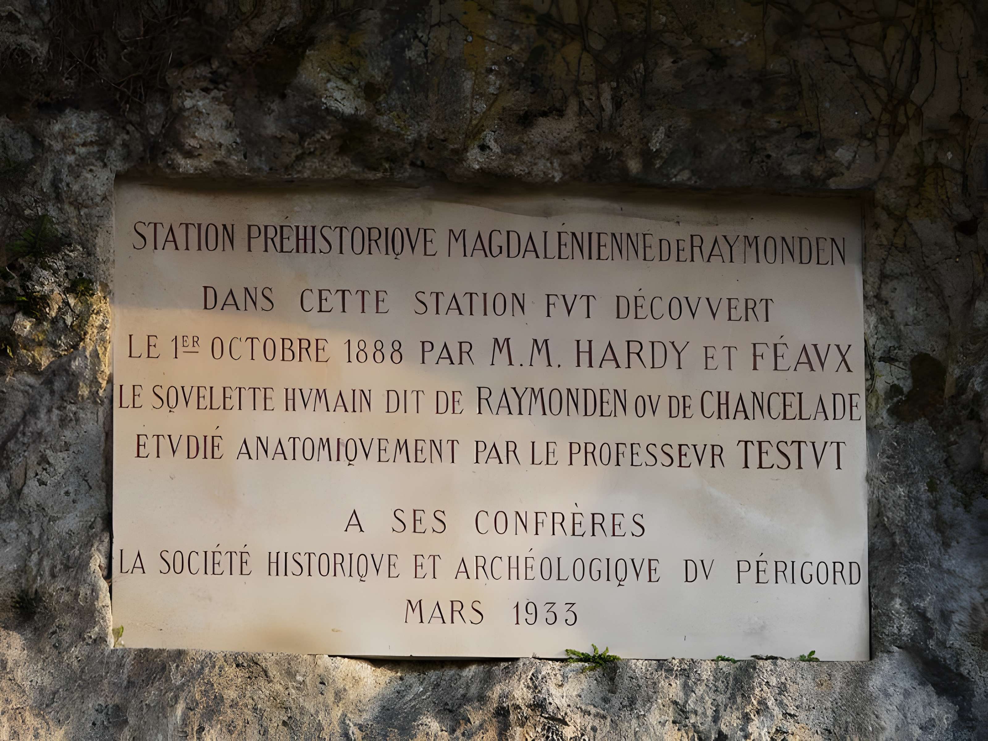 Abri de Raymonden I à Chancelade