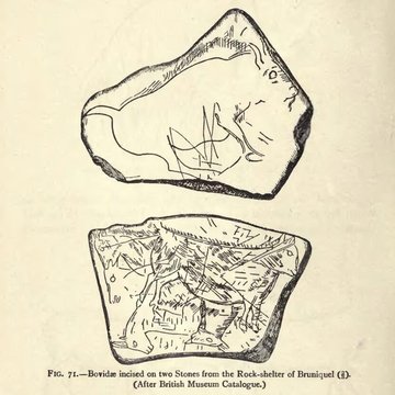 Abris sous roche du château de Bruniquel