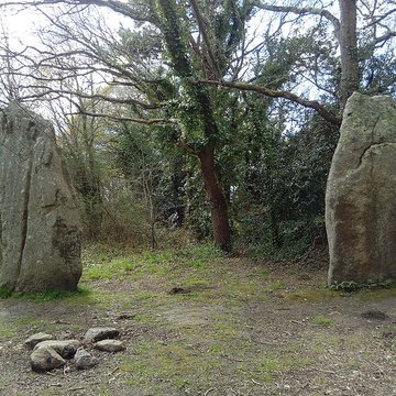 Trois menhirs de Kerfland et bande de terrain autour