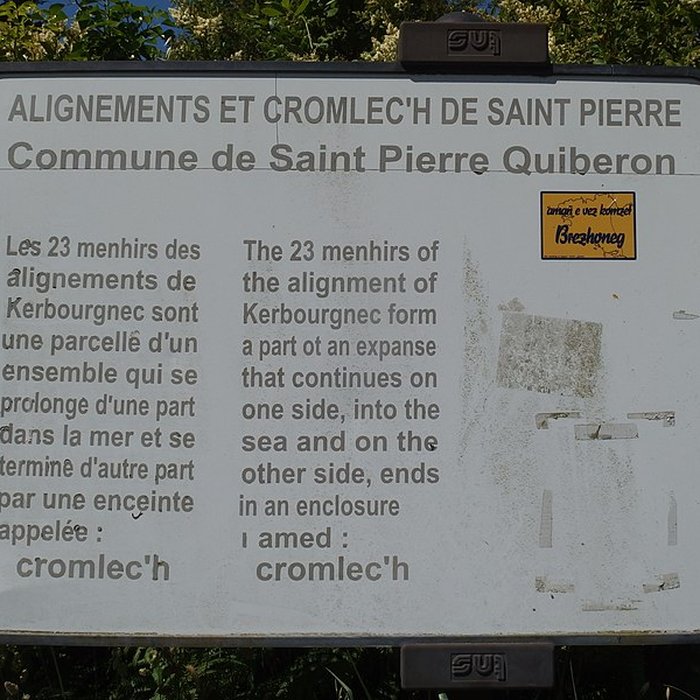 Photo de Alignements de Kerbourgnec à Saint-Pierre-Quiberon
