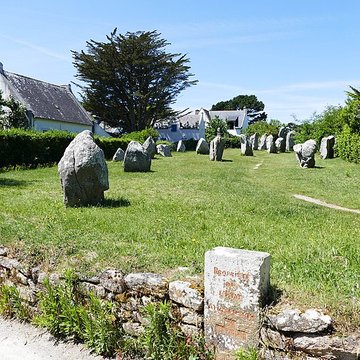 Alignements de Kerbourgnec à Saint-Pierre-Quiberon