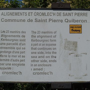 Alignements de Kerbourgnec à Saint-Pierre-Quiberon