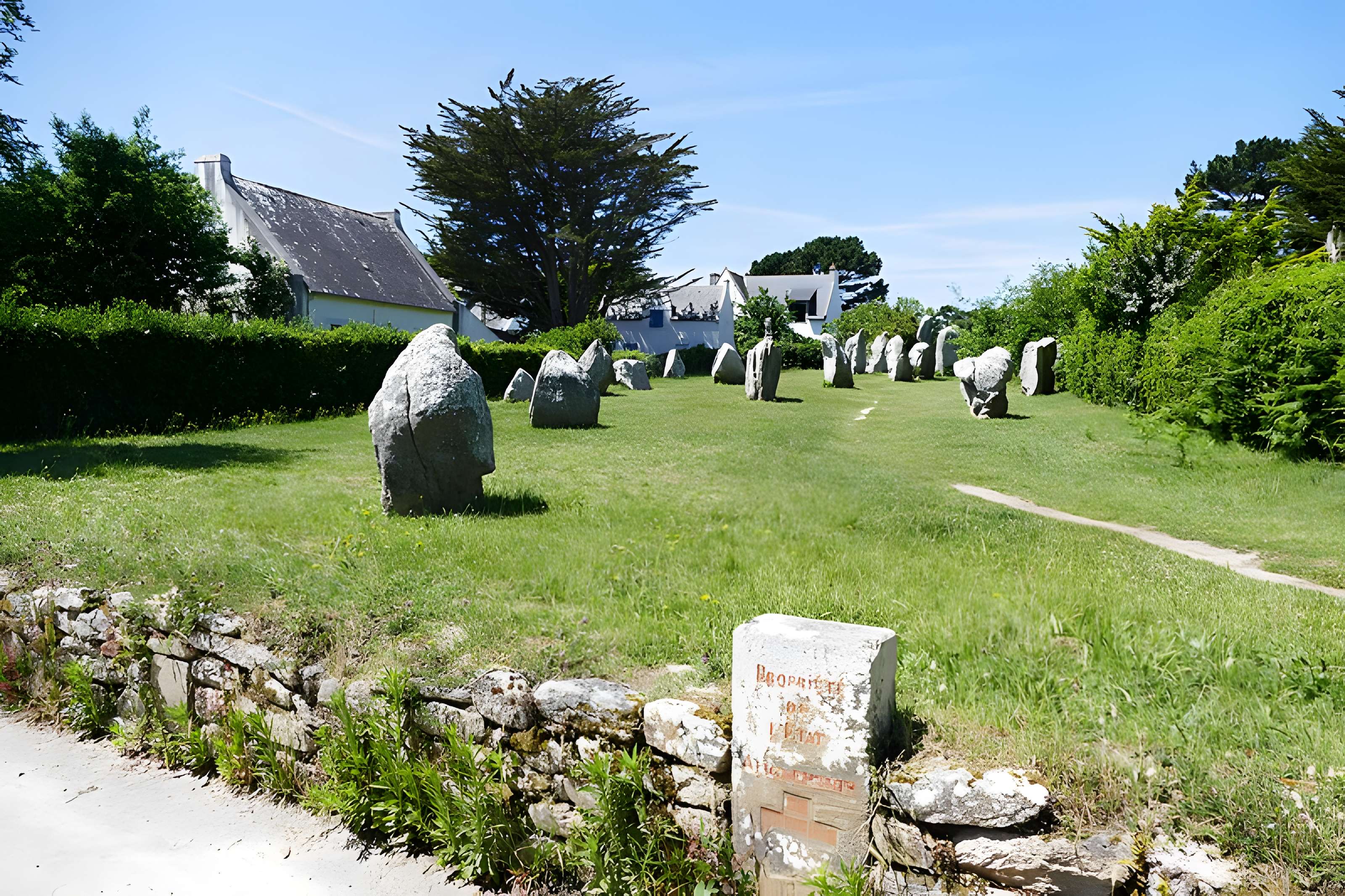 Alignements de Kerbourgnec à Saint-Pierre-Quiberon