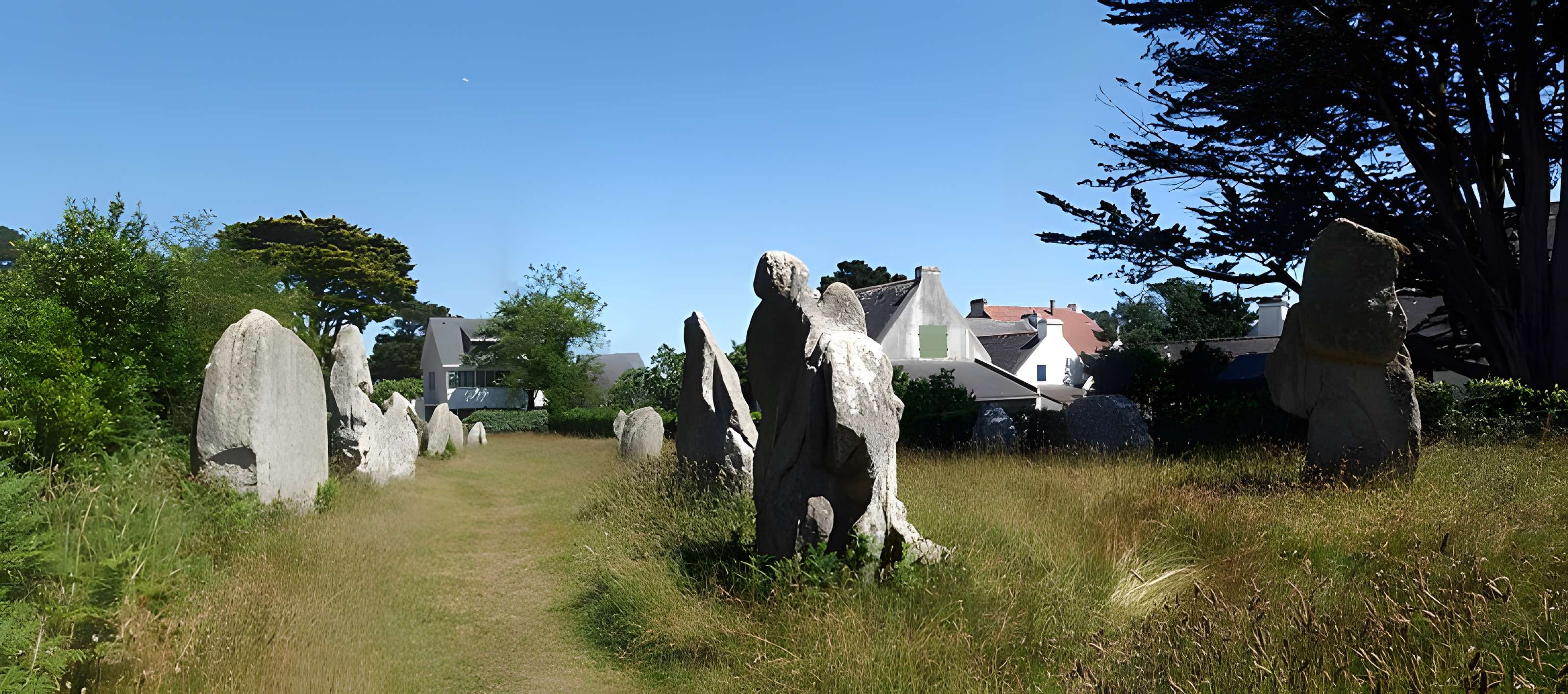 Alignements de Kerbourgnec à Saint-Pierre-Quiberon