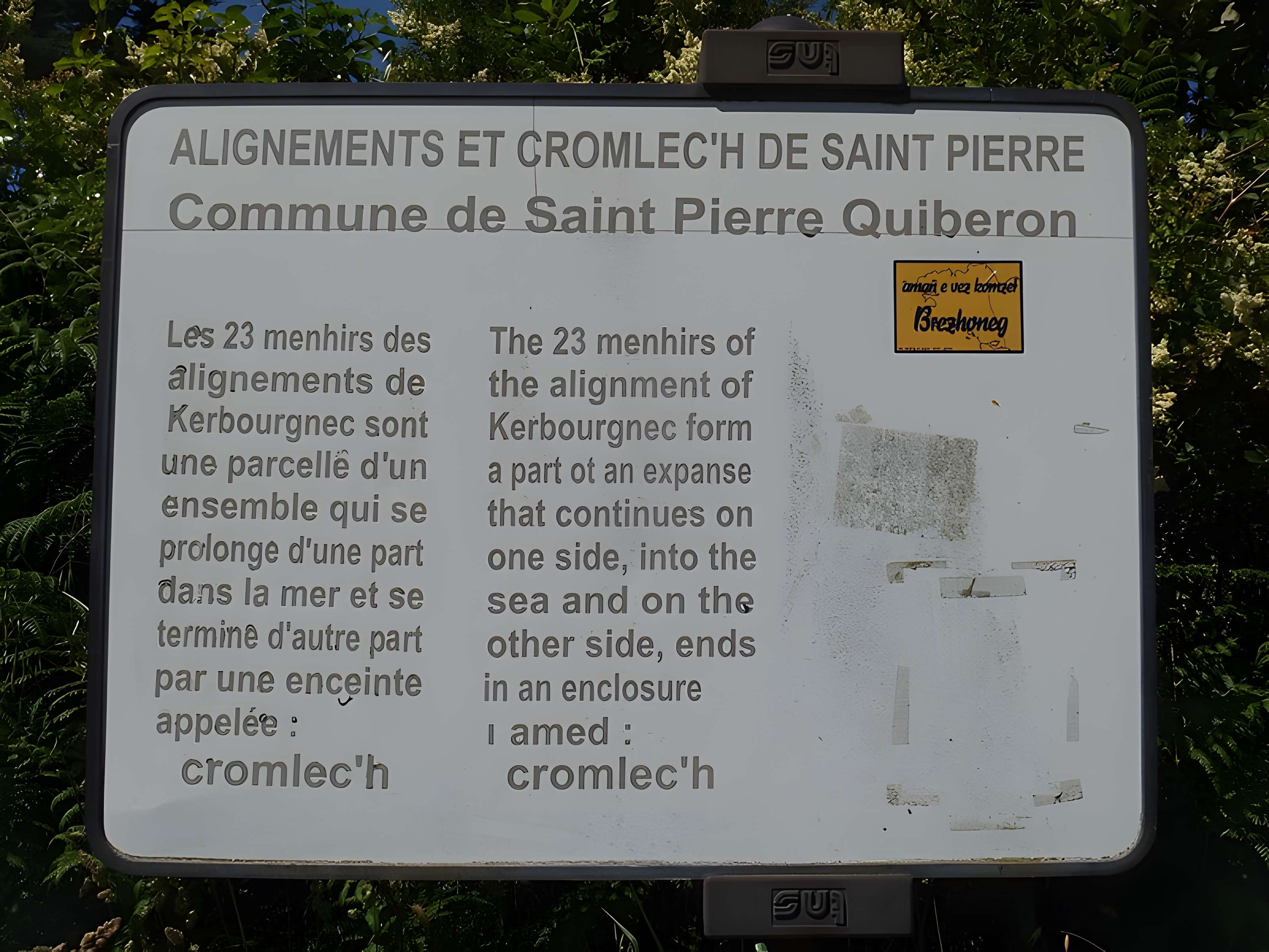 Alignements de Kerbourgnec à Saint-Pierre-Quiberon