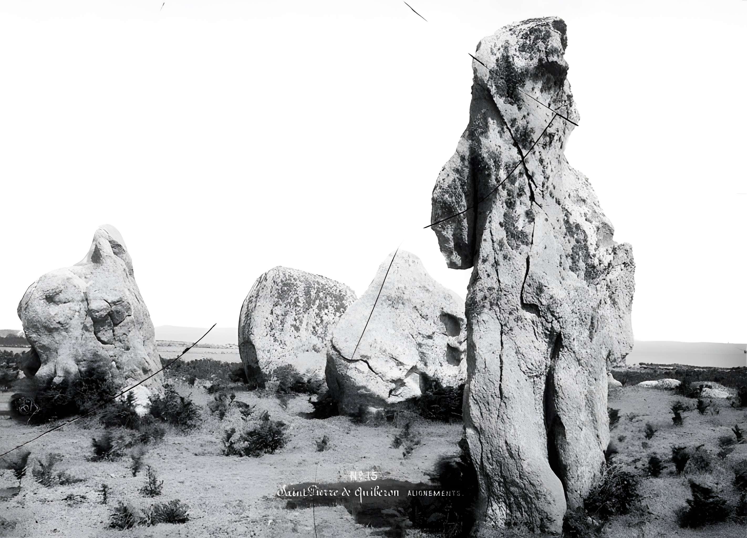 Alignements de Kerbourgnec à Saint-Pierre-Quiberon