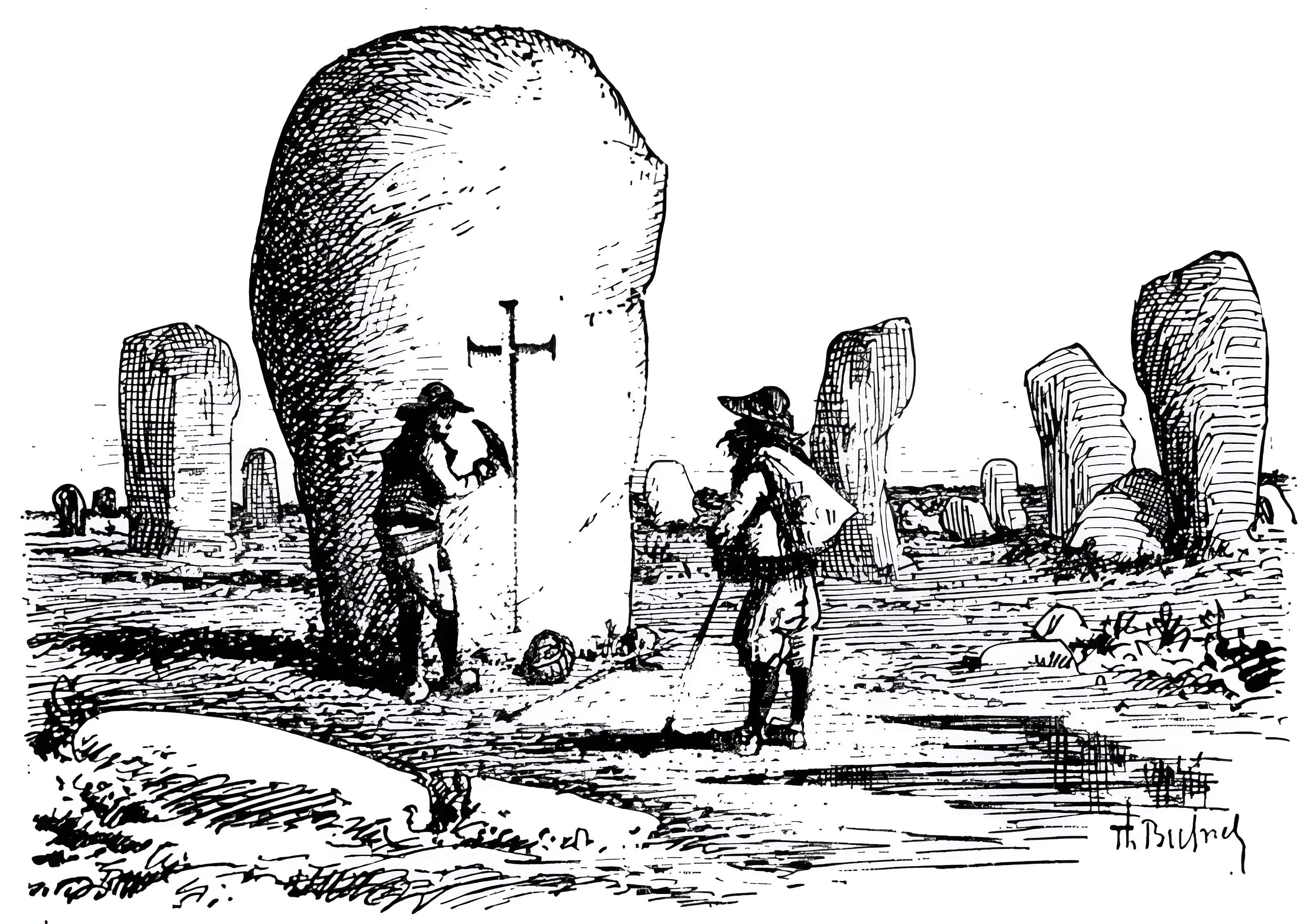 Alignements du Gueldro à Plouhinec