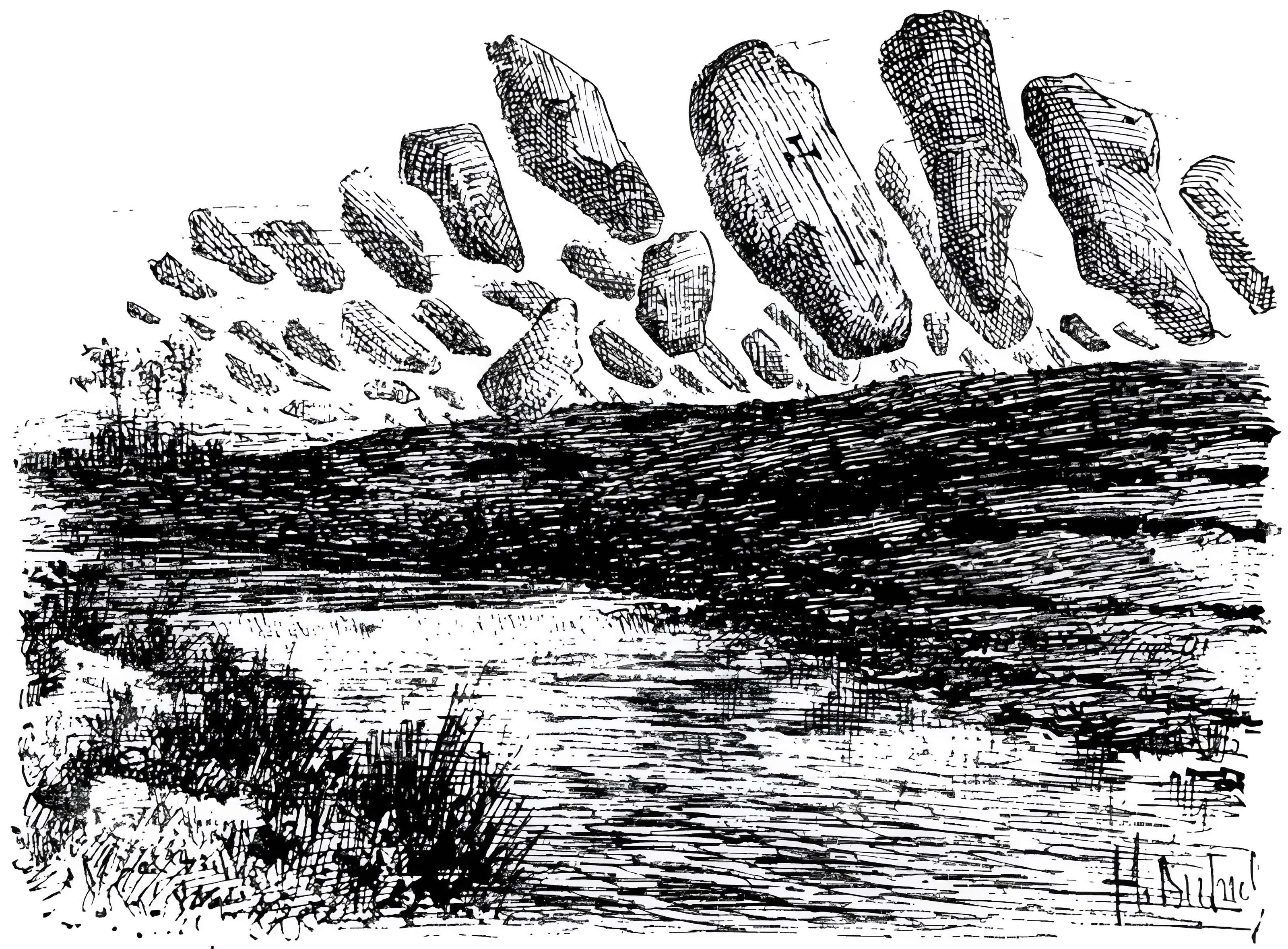 Alignements du Gueldro à Plouhinec