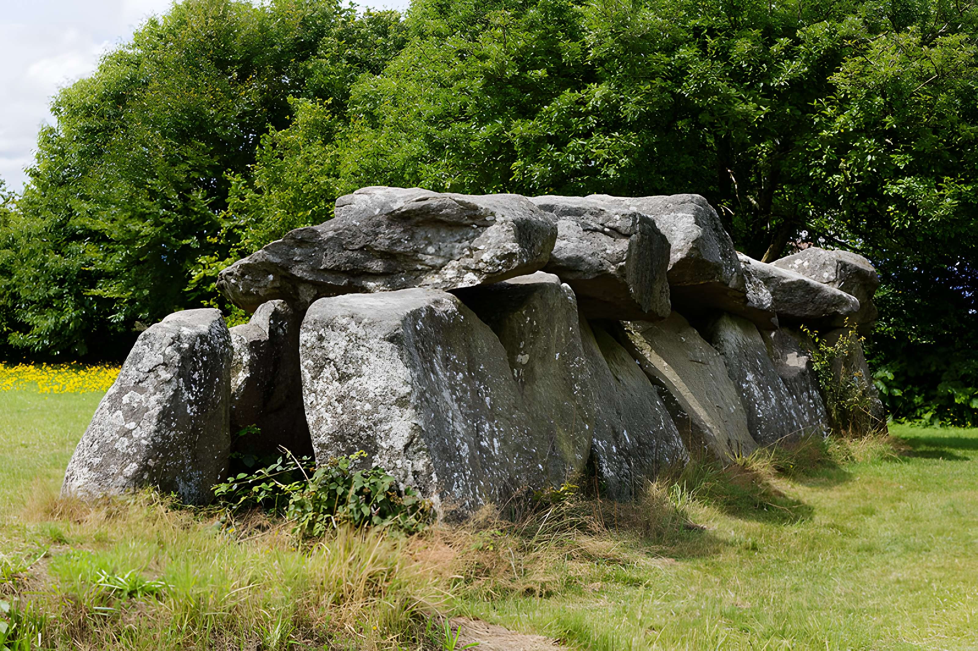 Allée couverte du Mougau-Bihan à Commana