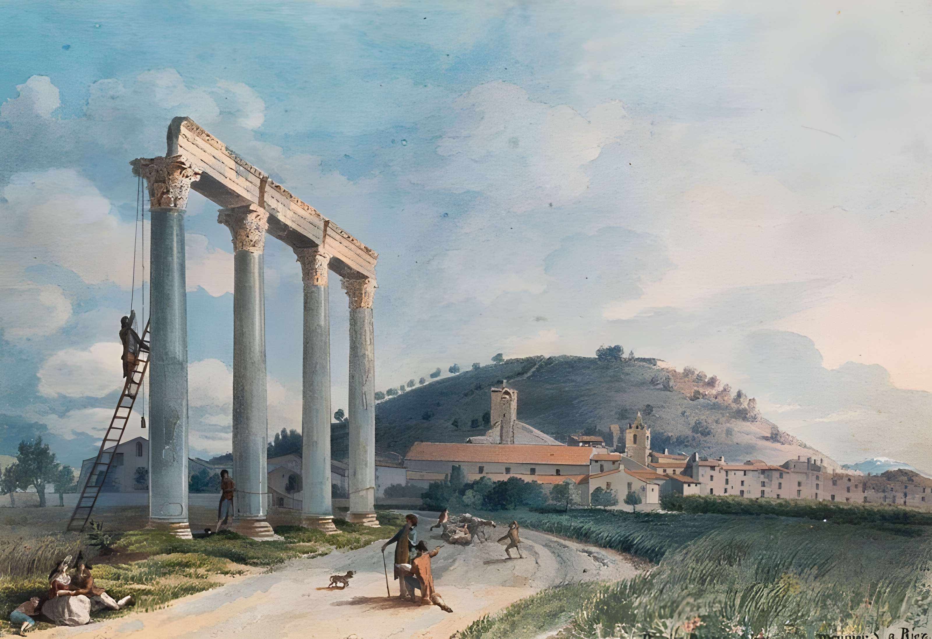 Colonnes antique de Riez