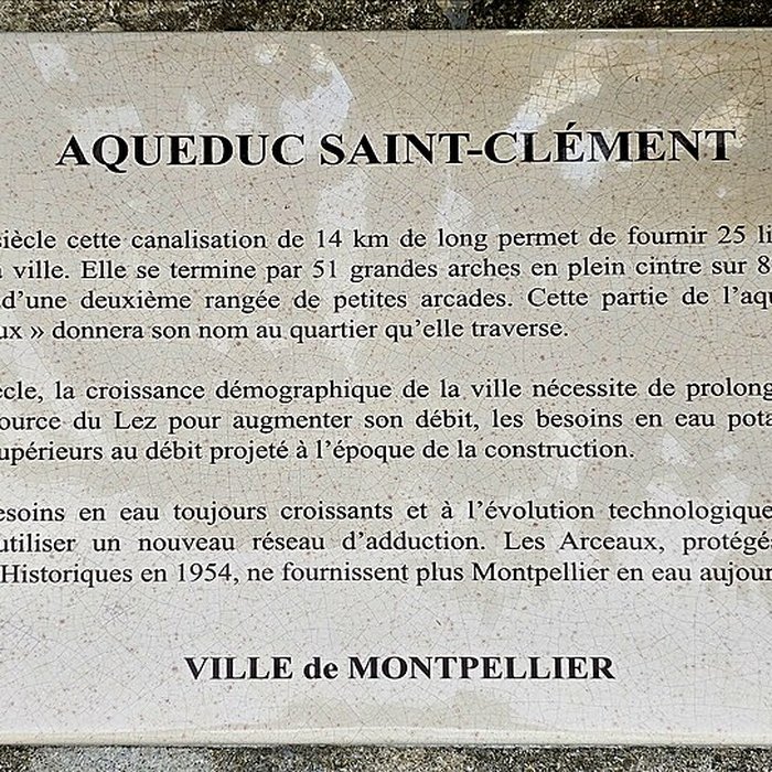 Photo de Aqueduc Saint-Clément du Pont-canal à Montferrier-sur-Lez