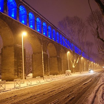 Aqueduc Saint-Clément du Pont-canal à Montferrier-sur-Lez
