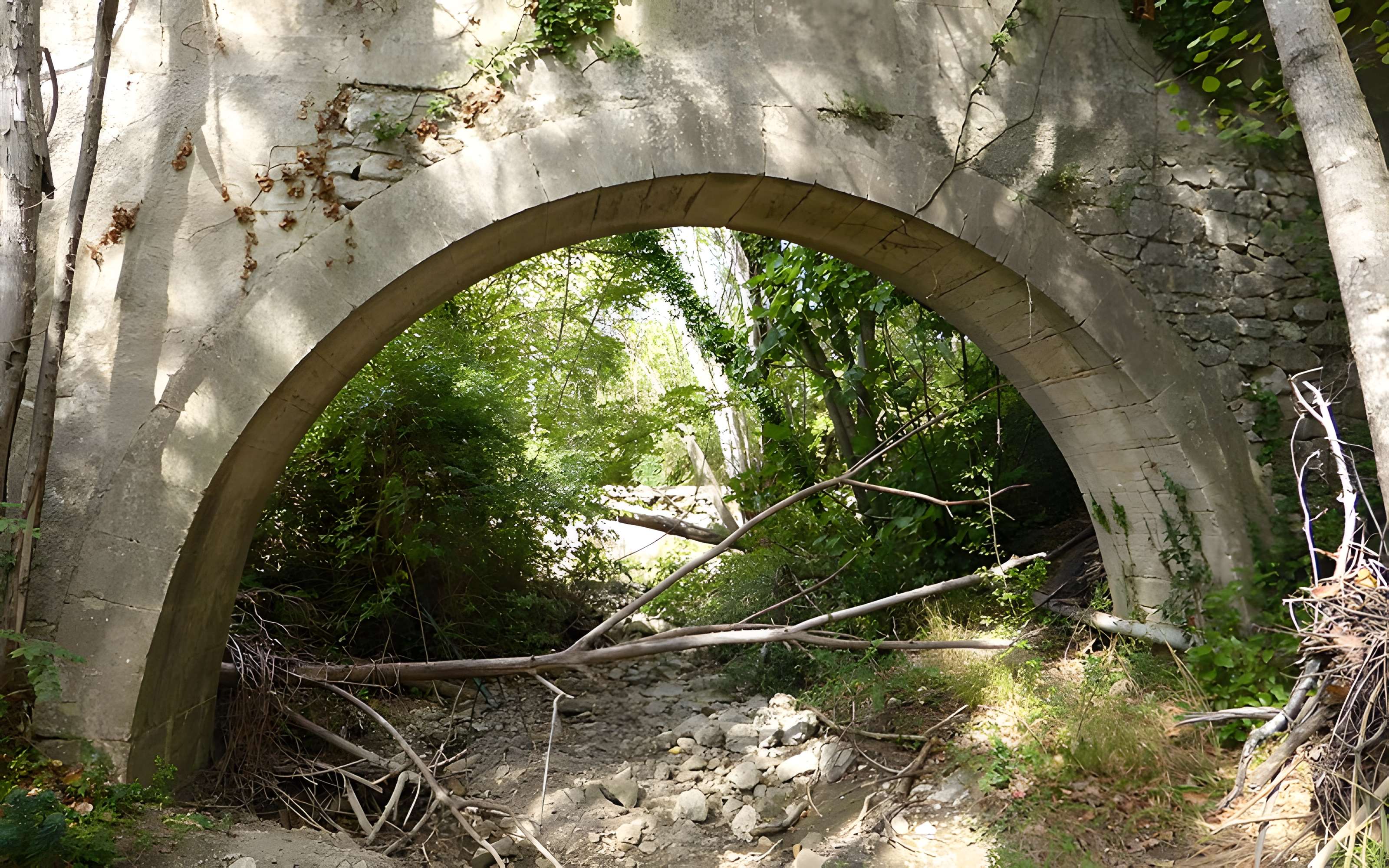 Aqueduc Saint-Clément du Pont-canal à Montferrier-sur-Lez