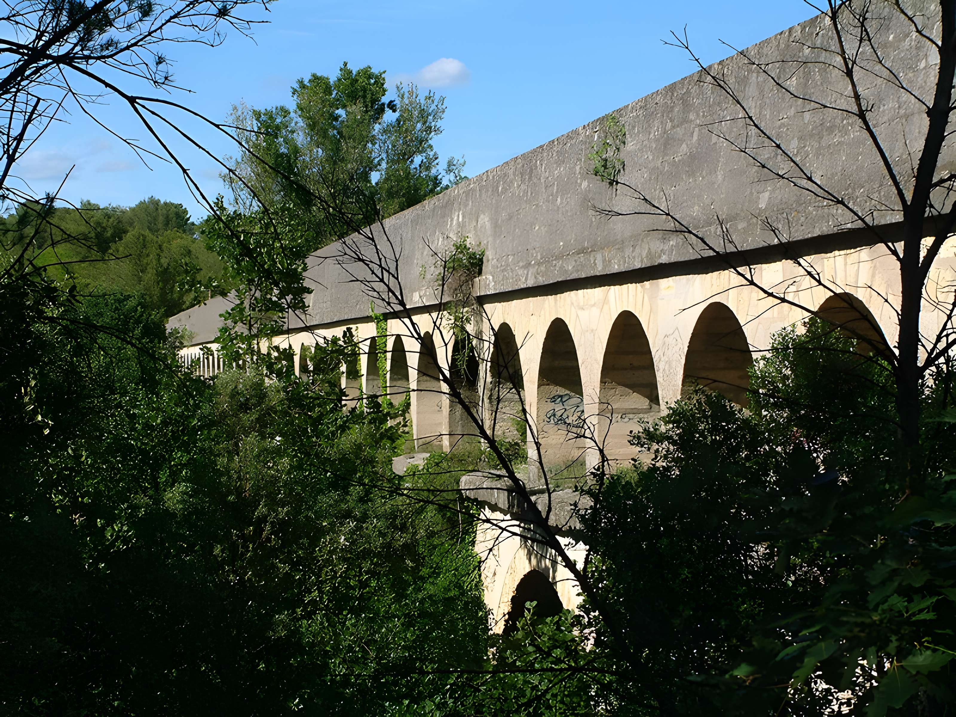 Aqueduc Saint-Clément du Pont-canal à Montferrier-sur-Lez