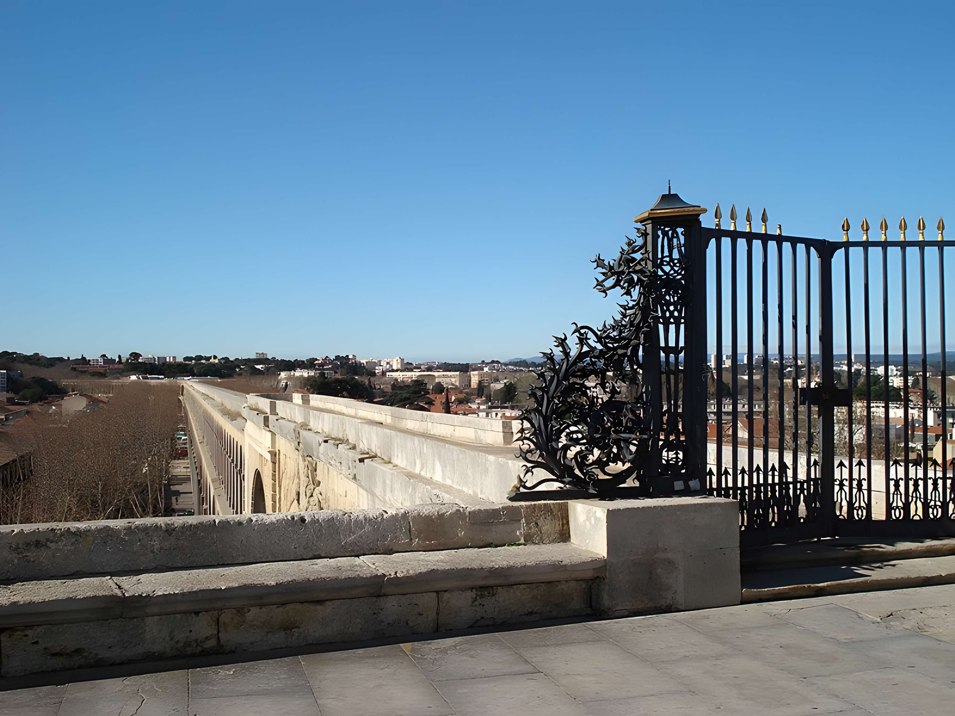 Aqueduc Saint-Clément du Pont-canal à Montferrier-sur-Lez
