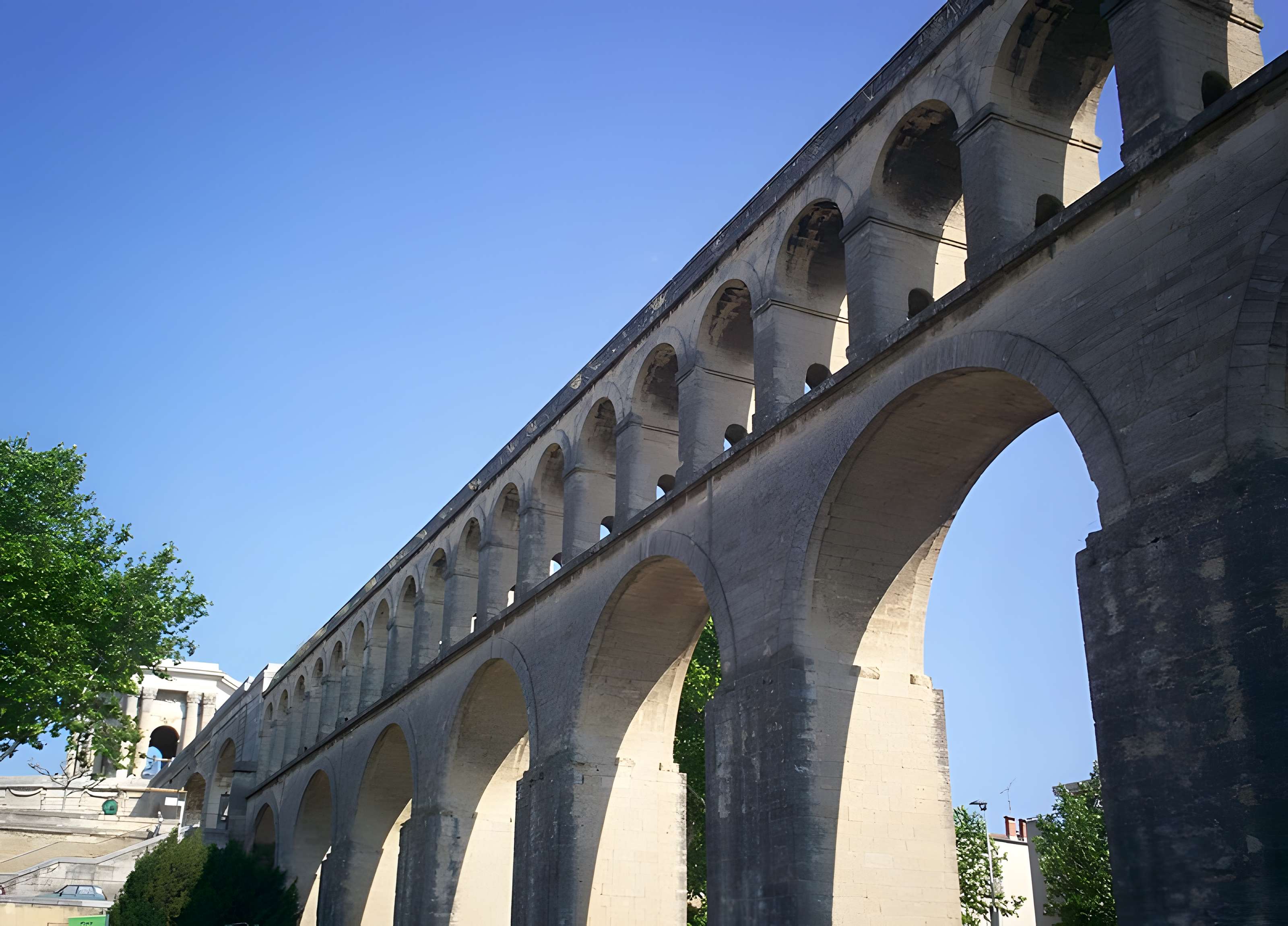 Aqueduc Saint-Clément du Pont-canal à Montferrier-sur-Lez
