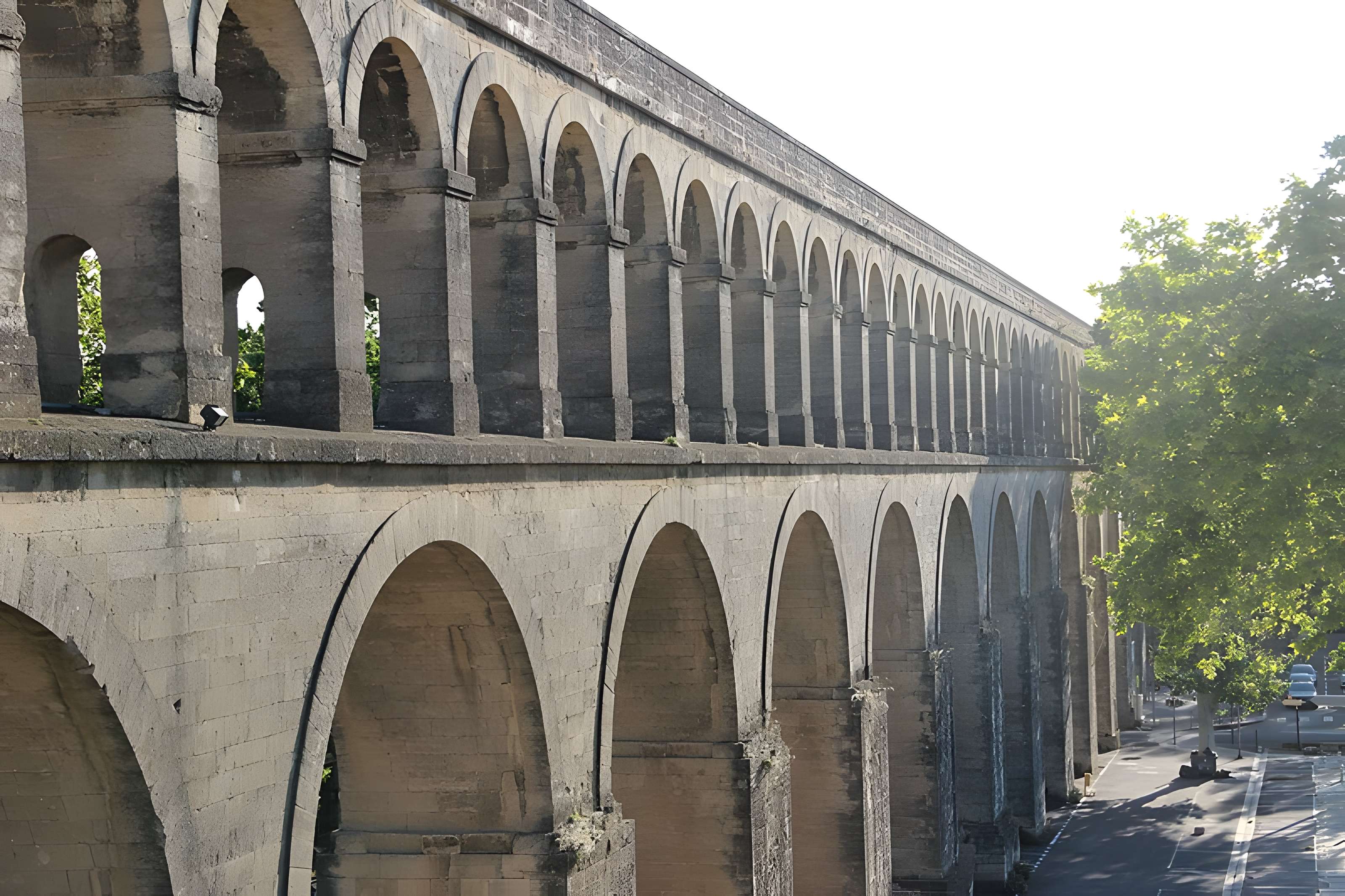 Aqueduc Saint-Clément du Pont-canal à Montferrier-sur-Lez