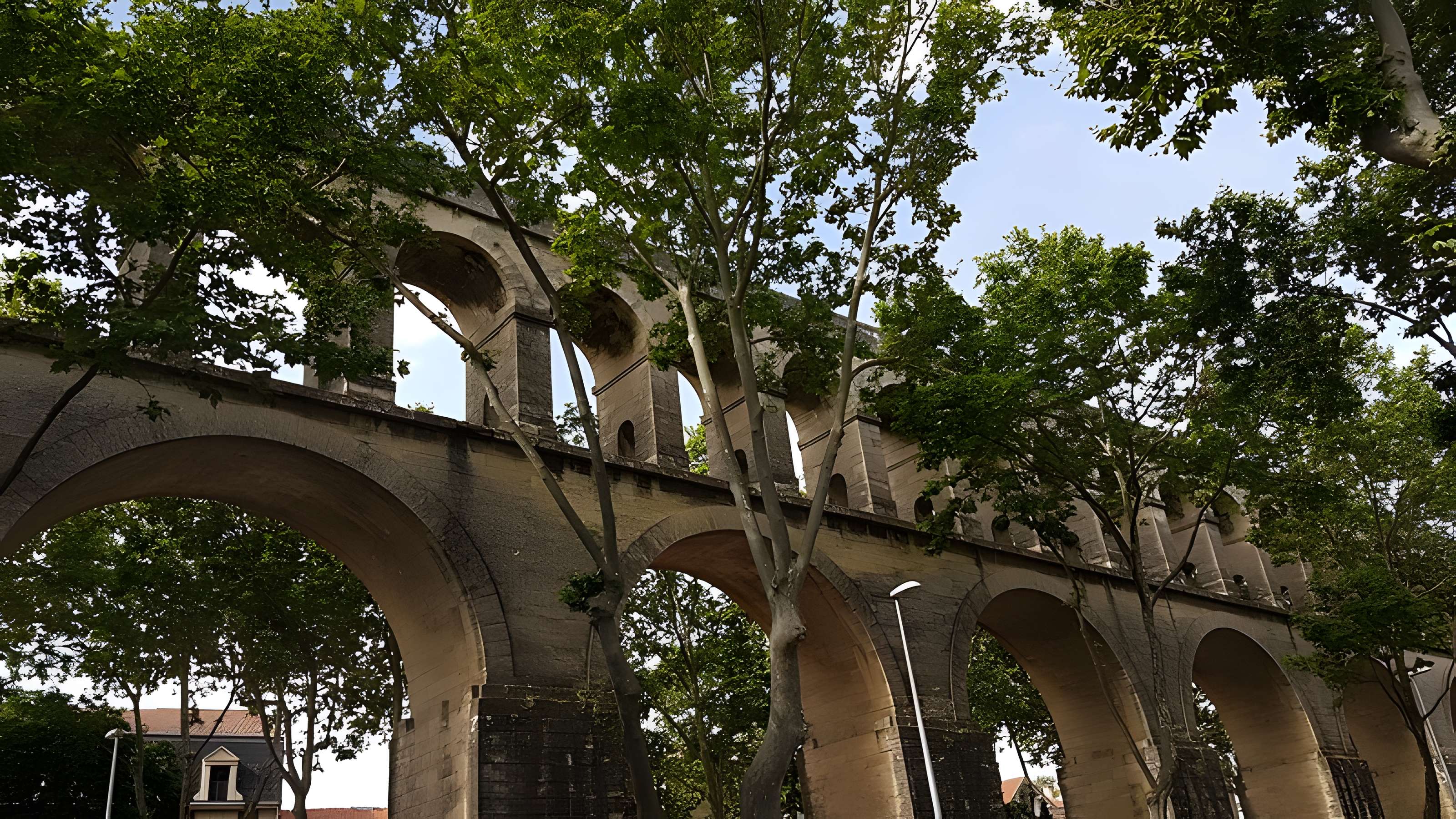 Aqueduc Saint-Clément du Pont-canal à Montferrier-sur-Lez