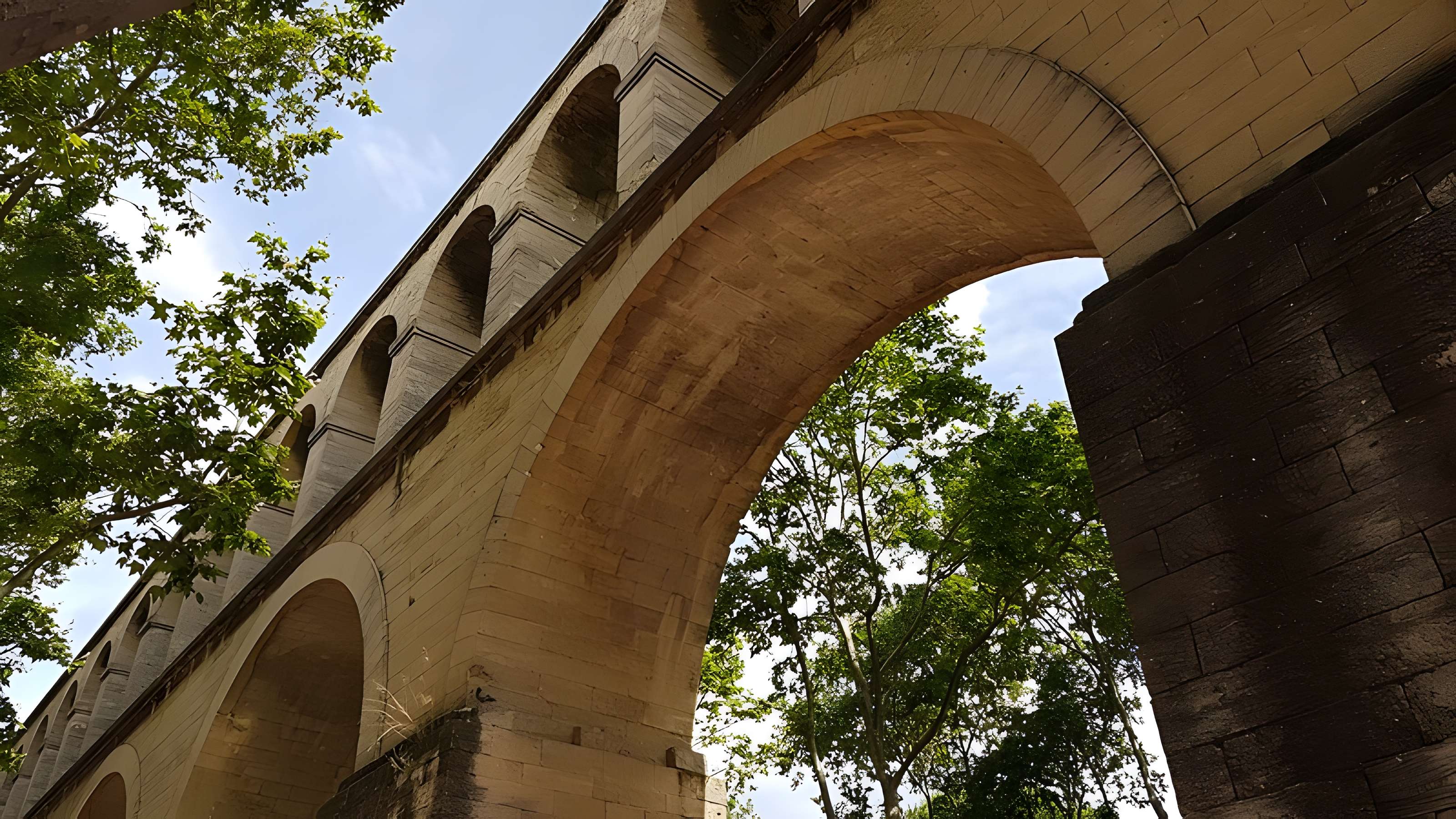 Aqueduc Saint-Clément du Pont-canal à Montferrier-sur-Lez