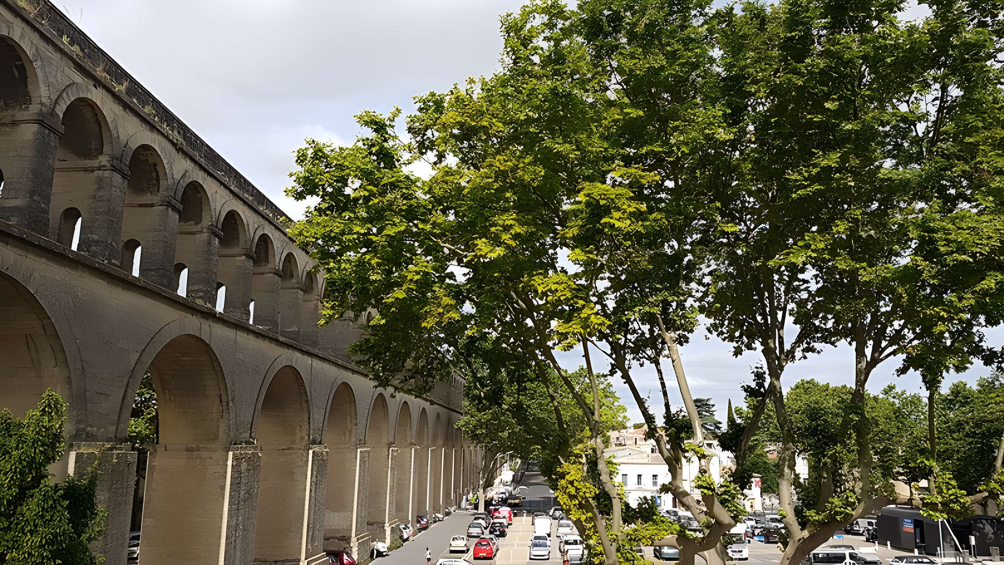 Aqueduc Saint-Clément du Pont-canal à Montferrier-sur-Lez