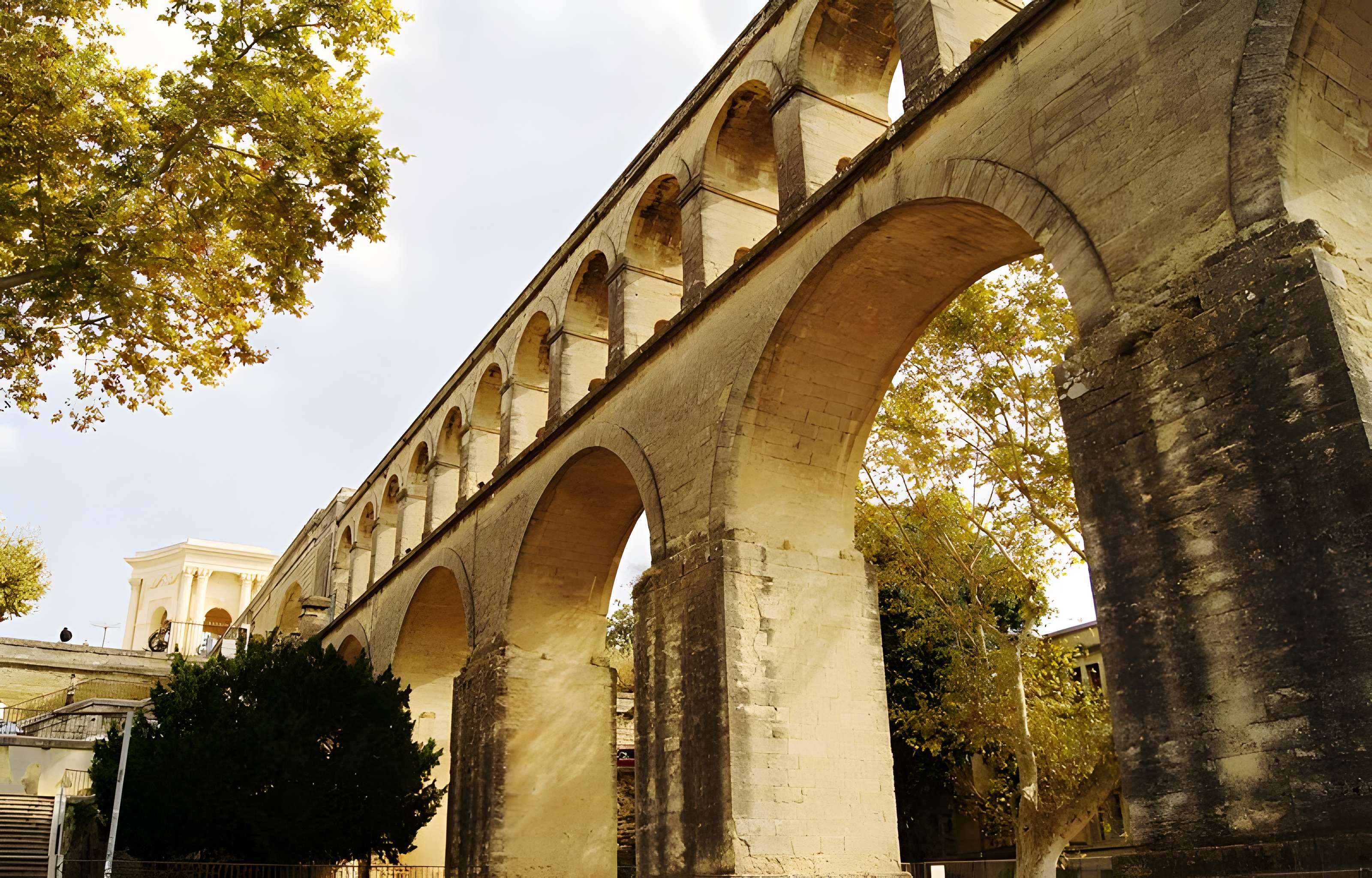 Aqueduc Saint-Clément du Pont-canal à Montferrier-sur-Lez