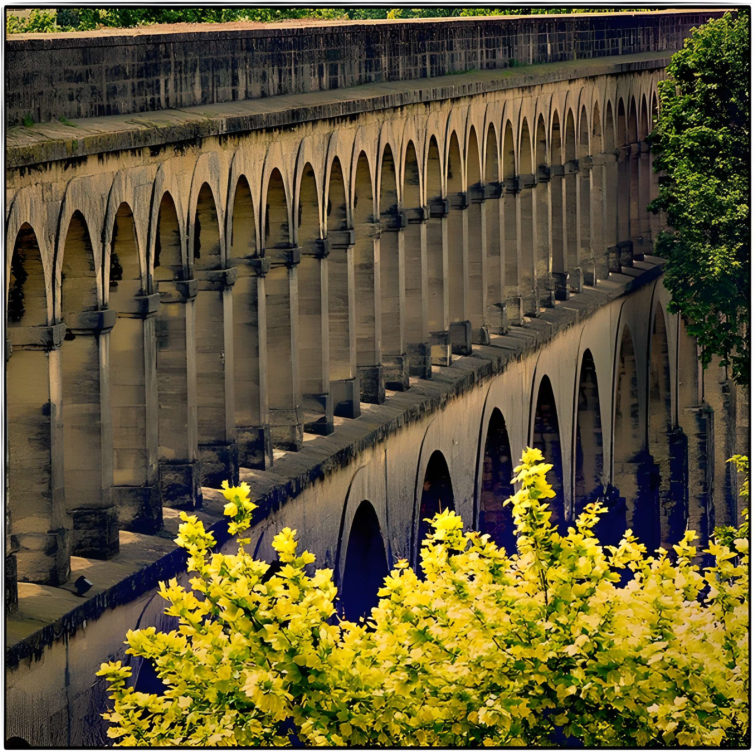 Aqueduc Saint-Clément du Pont-canal à Montferrier-sur-Lez