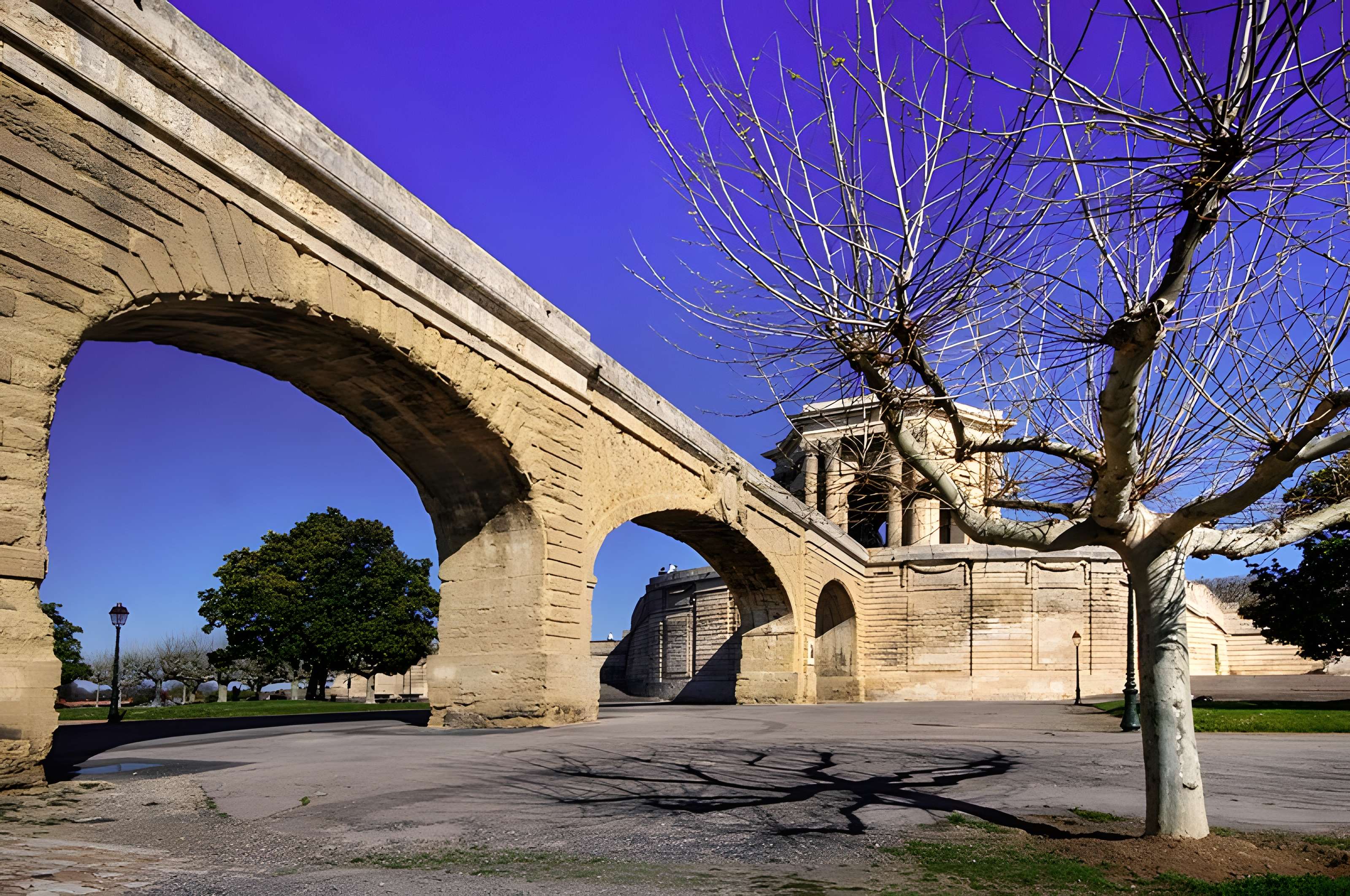 Aqueduc Saint-Clément du Pont-canal à Montferrier-sur-Lez