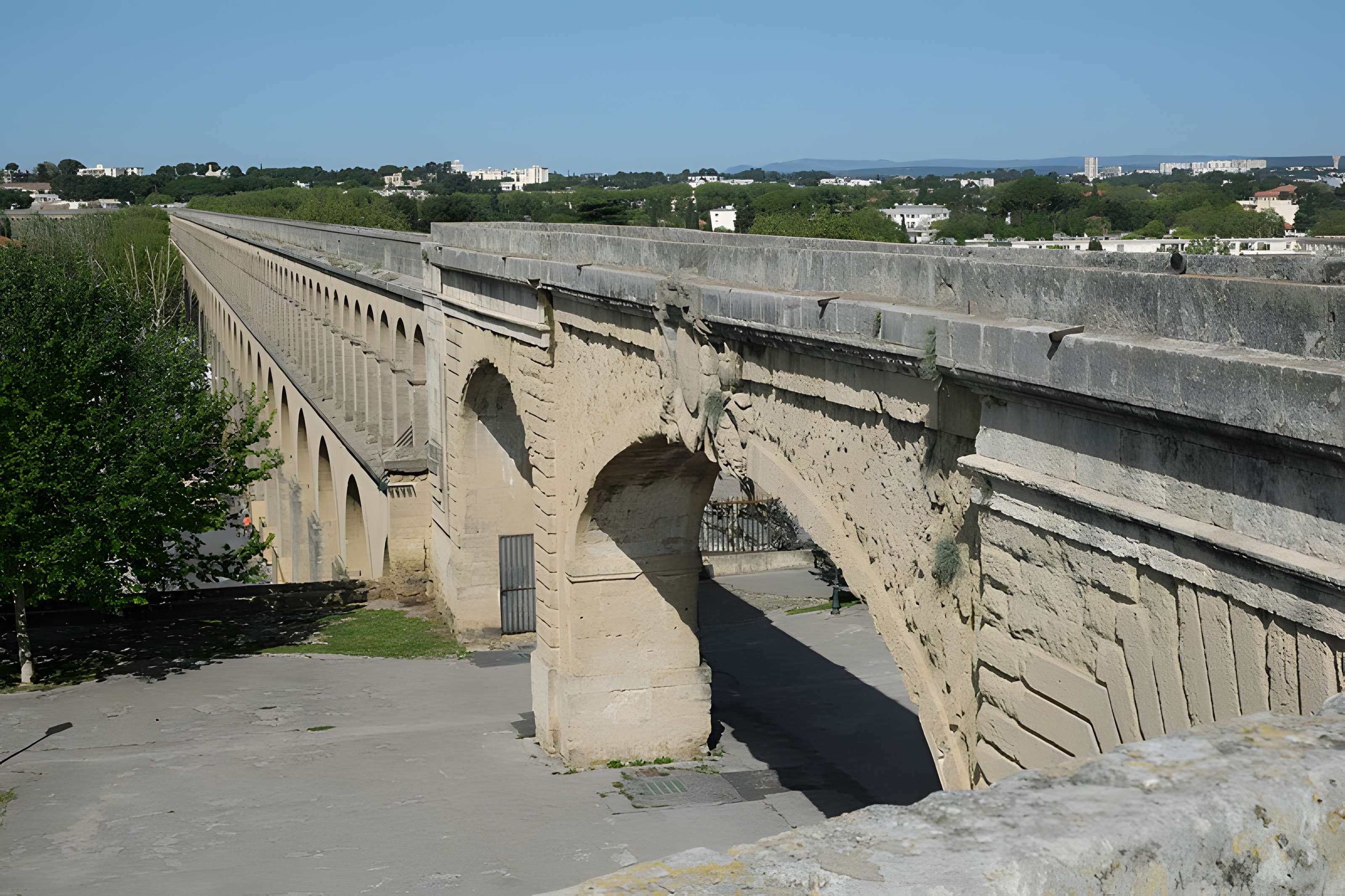 Aqueduc Saint-Clément du Pont-canal à Montferrier-sur-Lez