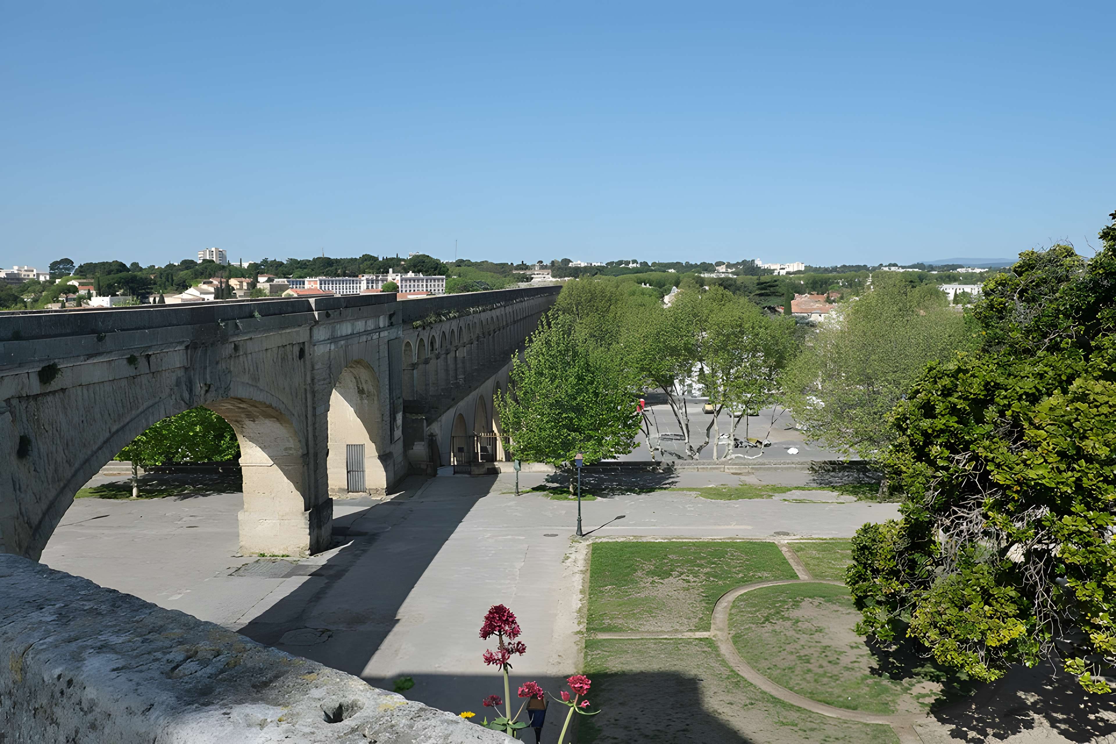 Aqueduc Saint-Clément du Pont-canal à Montferrier-sur-Lez