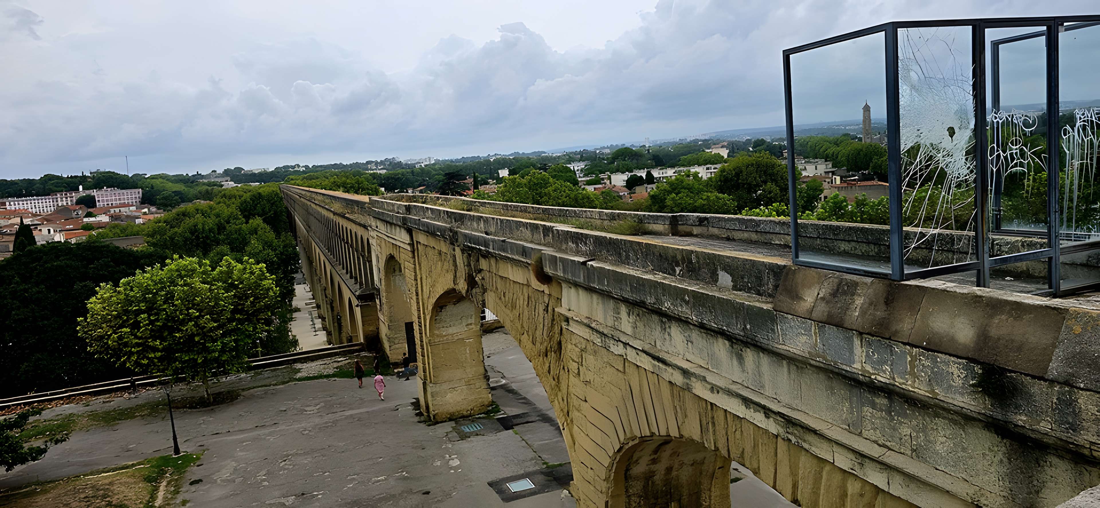 Aqueduc Saint-Clément du Pont-canal à Montferrier-sur-Lez