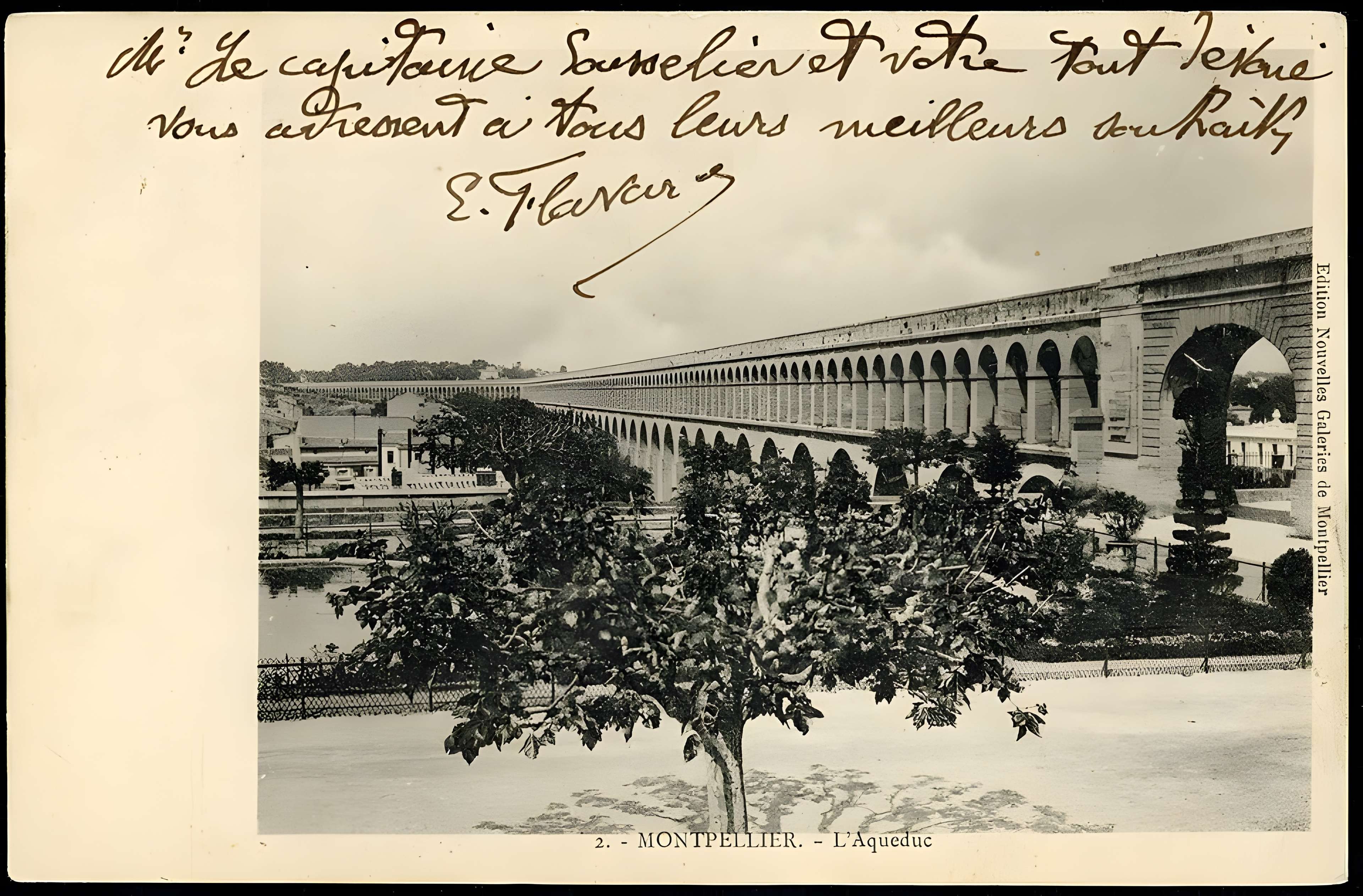 Aqueduc Saint-Clément du Pont-canal à Montferrier-sur-Lez