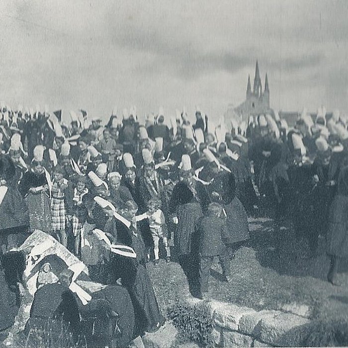 Photo de Calvaire et chapelle de Tronoën