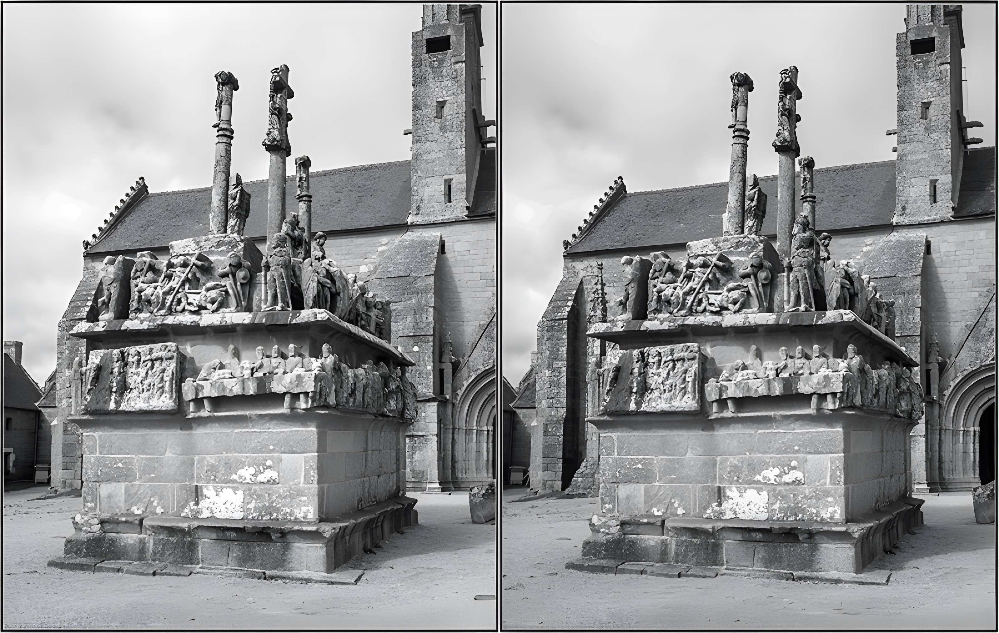 Calvaire et chapelle de Tronoën
