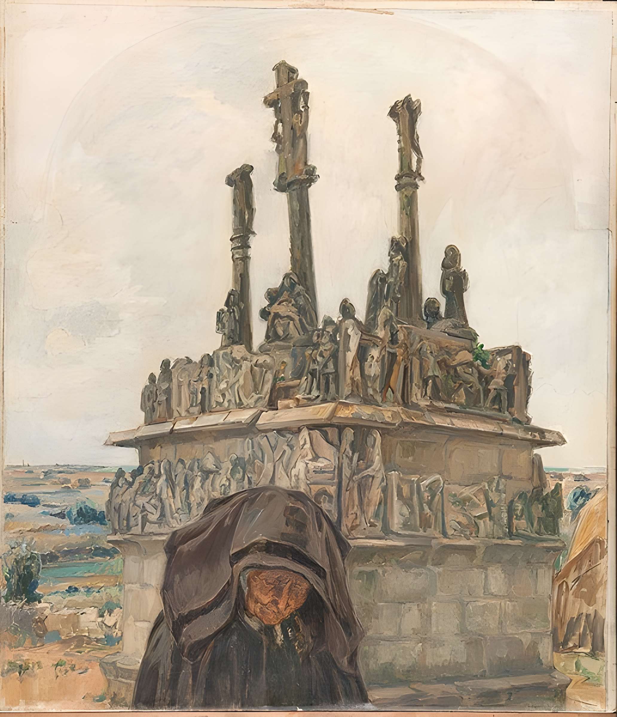 Calvaire et chapelle de Tronoën