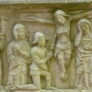 Calvaire et ossuaire du cimetière de Guéhenno