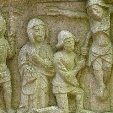 Calvaire et ossuaire du cimetière de Guéhenno