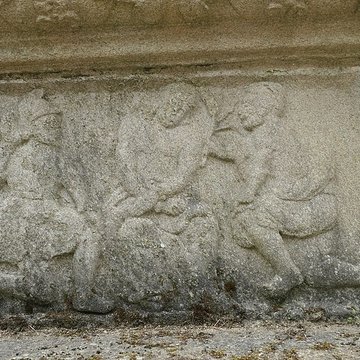 Calvaire et ossuaire du cimetière de Guéhenno