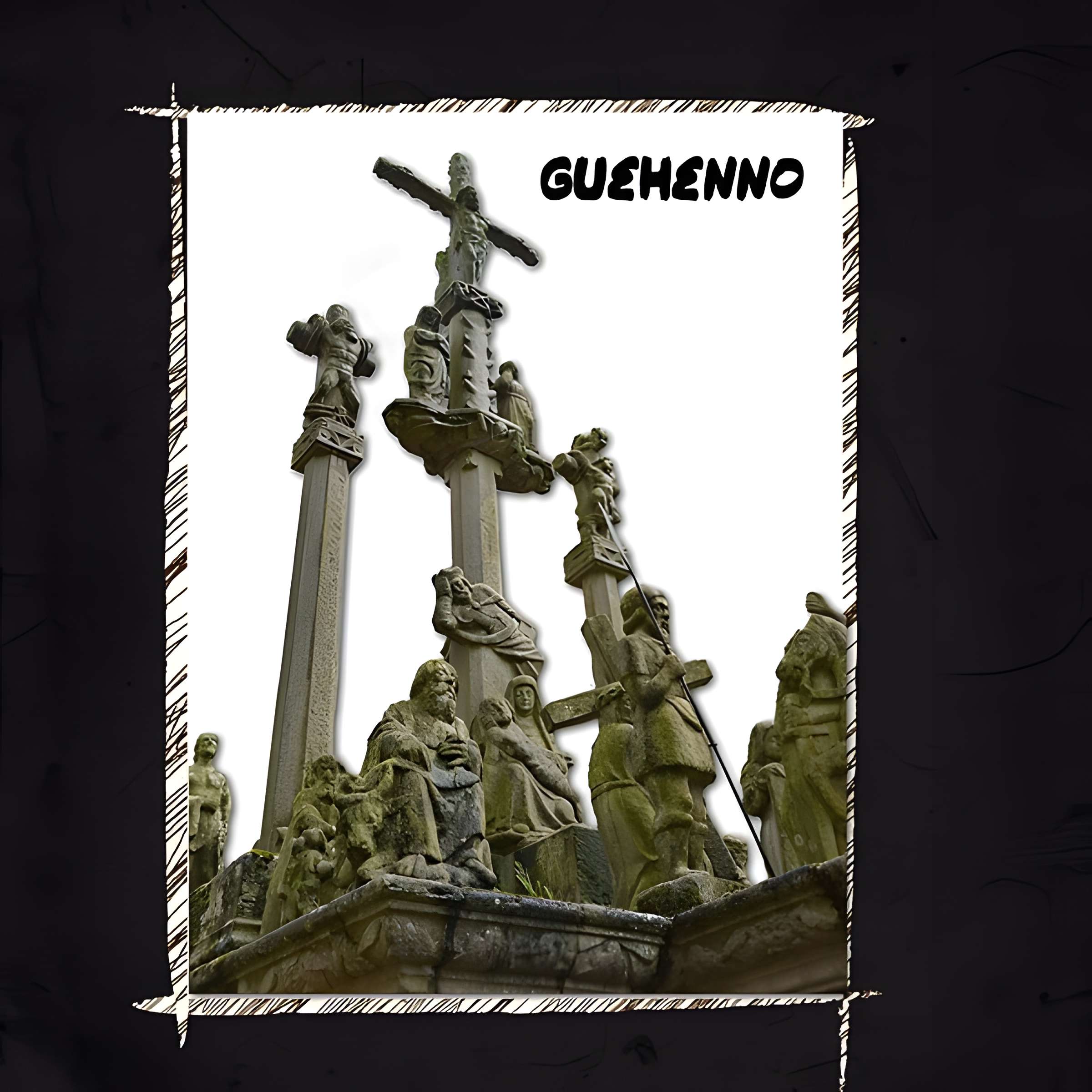 Calvaire et ossuaire du cimetière de Guéhenno