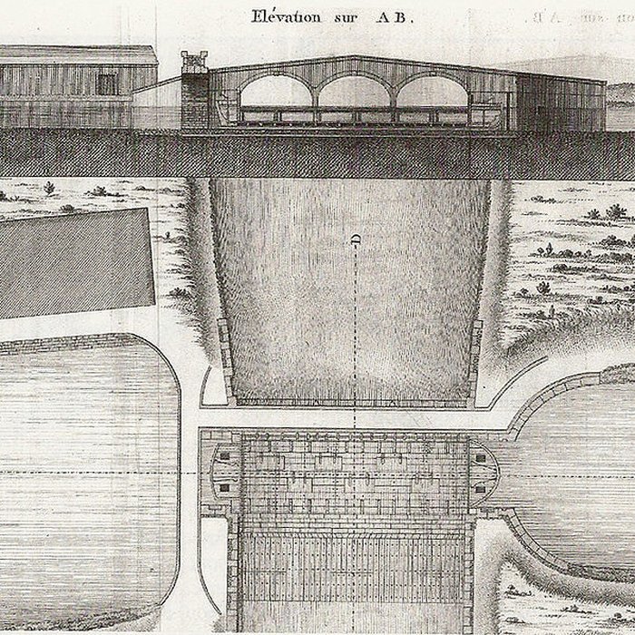 Photo de Canal du Midi : Barrage-écluse de Vias