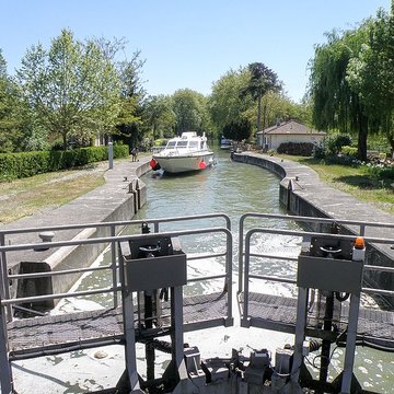Canal du Midi : Écluse de Castanet
