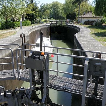 Canal du Midi : Écluse de Castanet