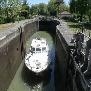 Canal du Midi : Écluse de Castanet