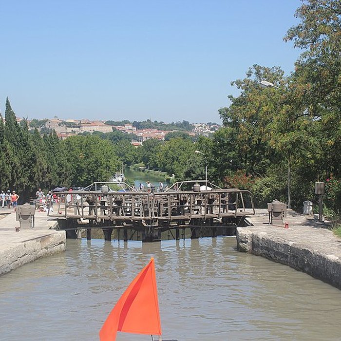 Photo de Canal du Midi : Écluse quadruple Saint-Roch