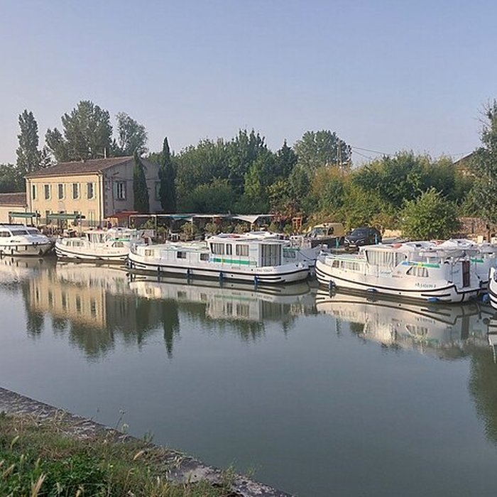 Photo de Canal du Midi : Écluse quadruple Saint-Roch