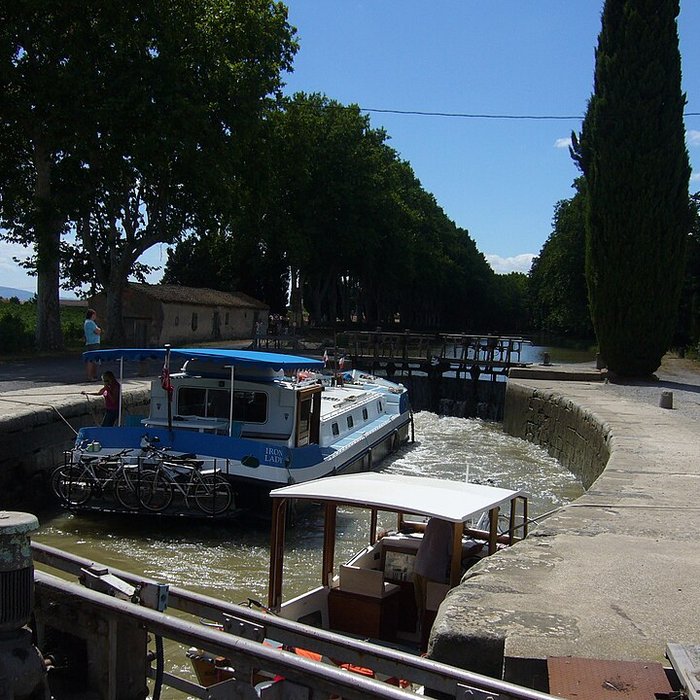 Photo de Canal du Midi : Écluse quadruple Saint-Roch