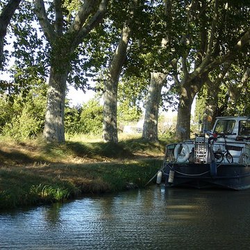 Canal du Midi : Écluse quadruple Saint-Roch