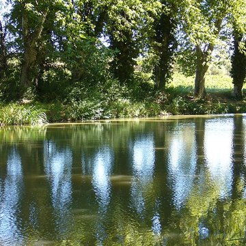 Canal du Midi : Écluse quadruple Saint-Roch