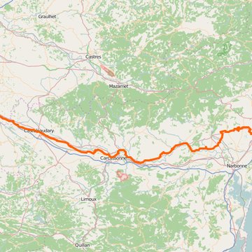 Canal du Midi : Écluse quadruple Saint-Roch